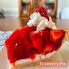 Strawberry Pie with Cream Cheese