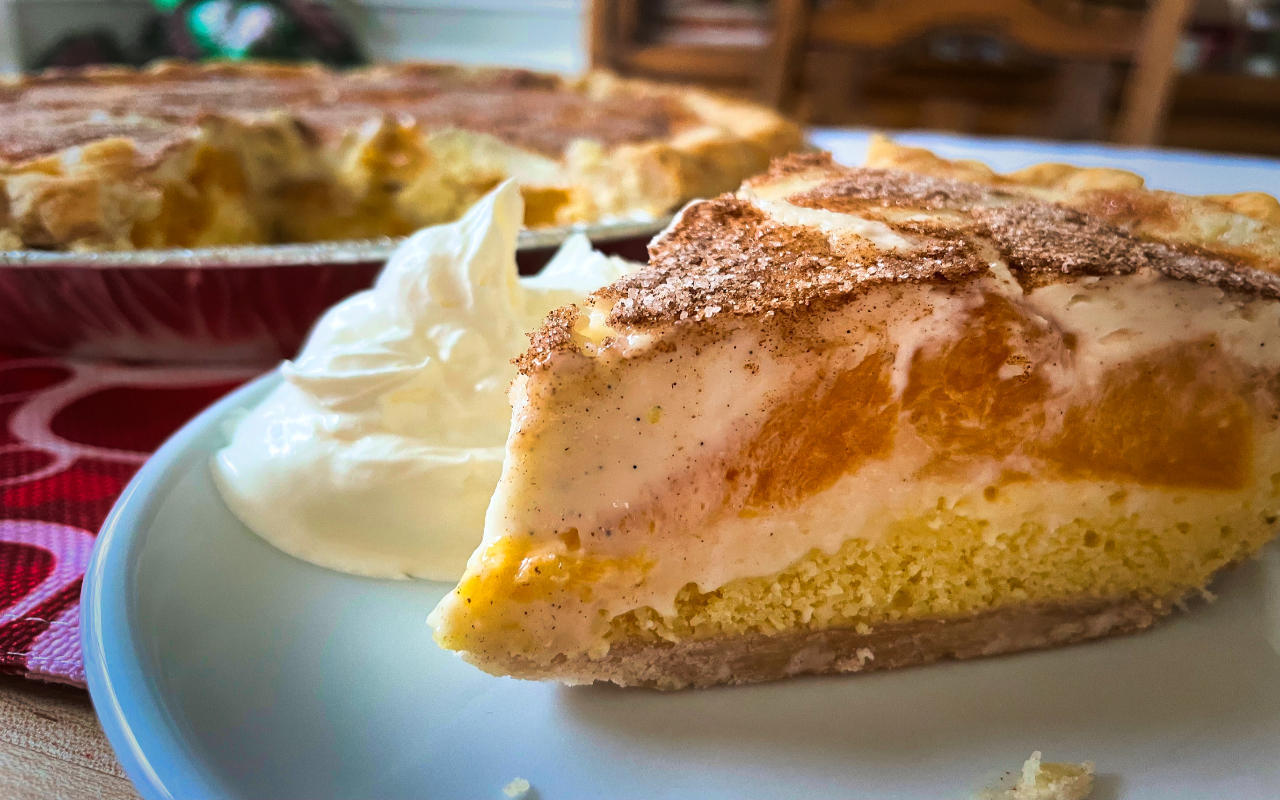 Peaches and Cream Pie