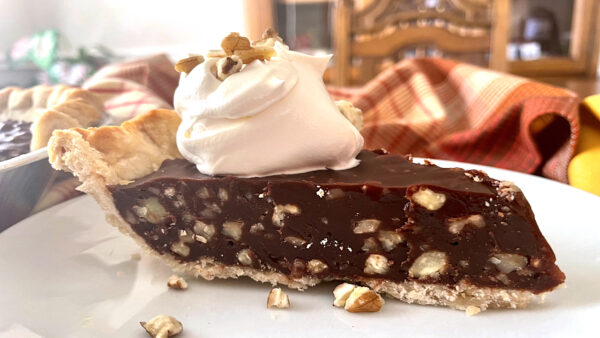 Chocolate Caramel Nut Pie