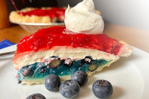 Red White and Blueberry Pie