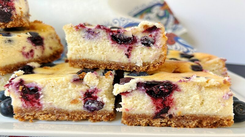 Blueberry Cheesecake Bars