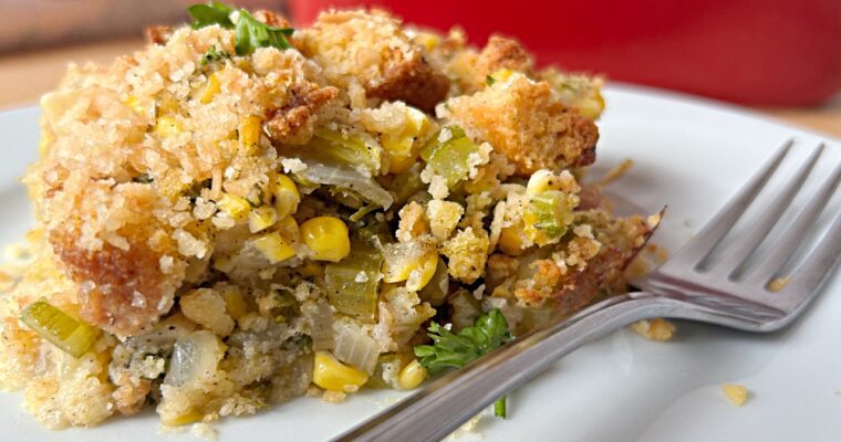 Scolloped Corn Dressing