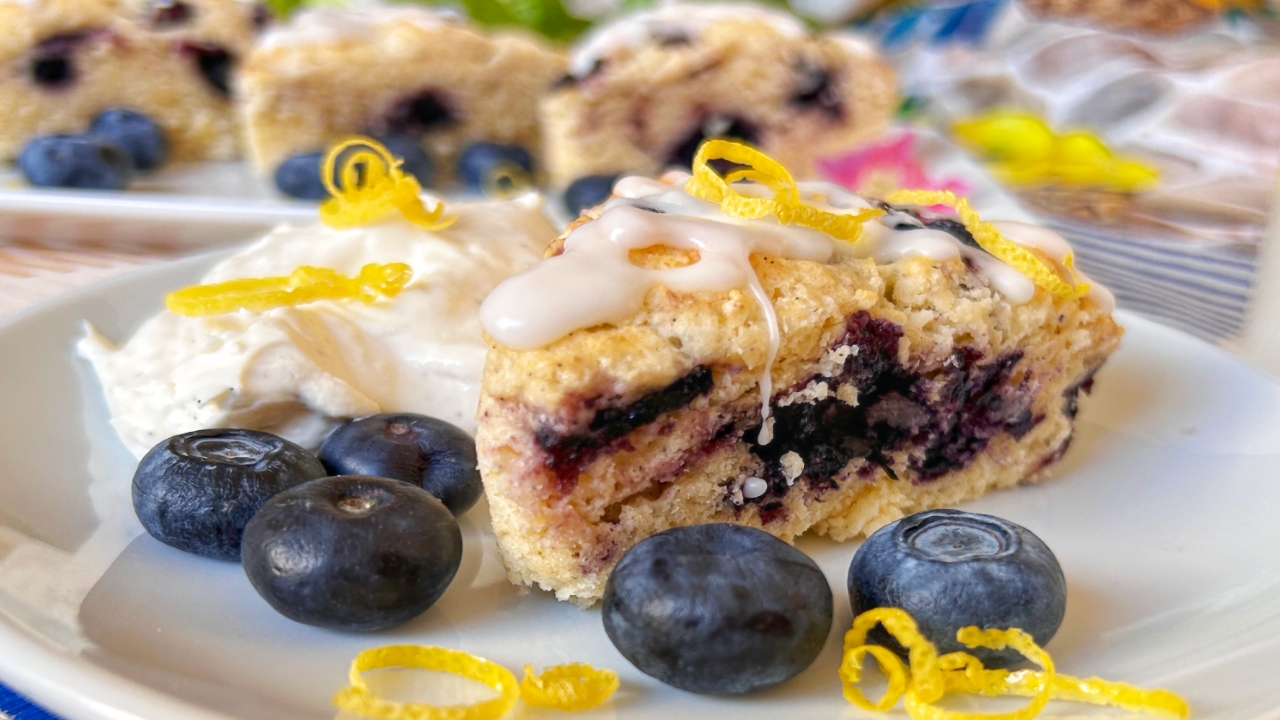 Blueberry Shortcake with Vanilla Chantilly Cream