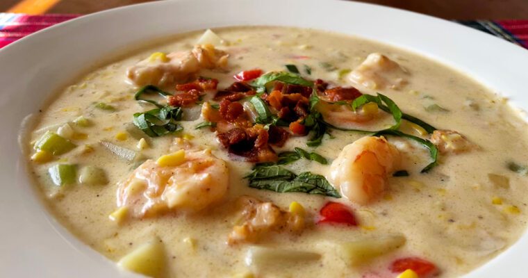 Cajun Shrimp Corn Chowder