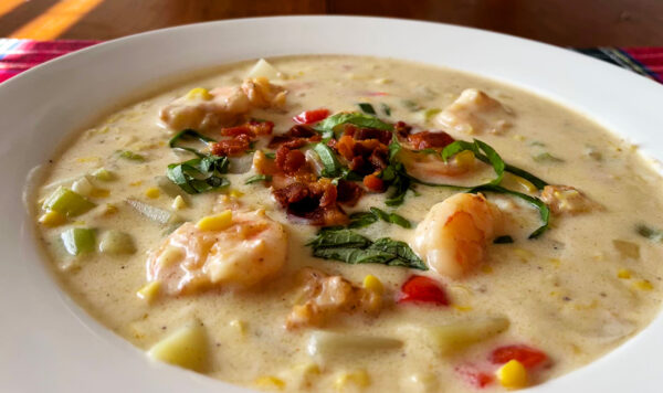 Cajun Shrimp Corn Chowder