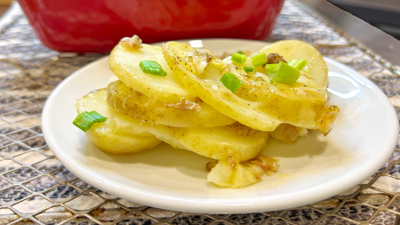 Easy Cheesy Sausage Potatoes