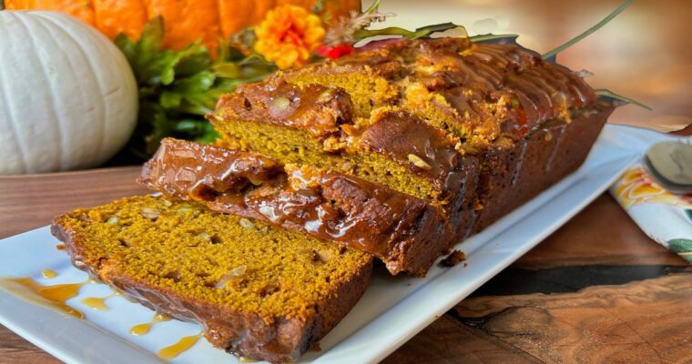 Pumpkin Bread with Butterscotch Chips