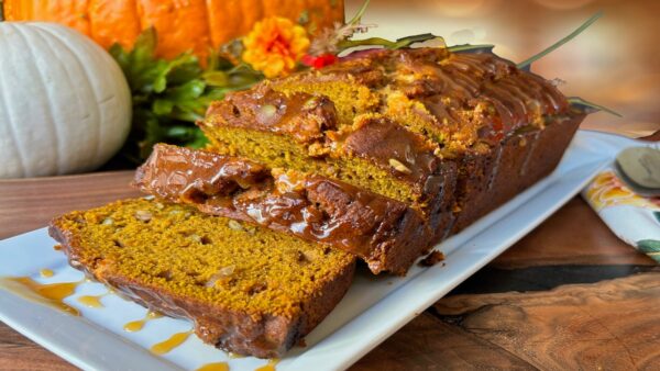 Pumpkin Bread with Butterscotch Chips