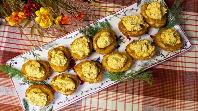 Fried Deviled Eggs