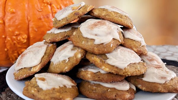 White Chocolate Pumpkin Cookies