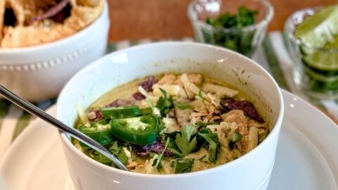 Green Enchilada Soup with Chicken