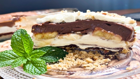 6-Layer Chocolate Banana Pudding Pie Recipe